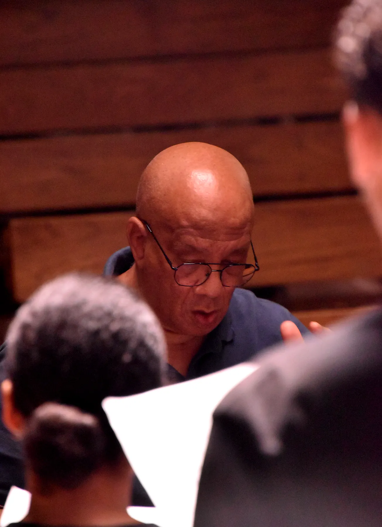 St. Luke’s Chorale 2024 concert preparation photograph