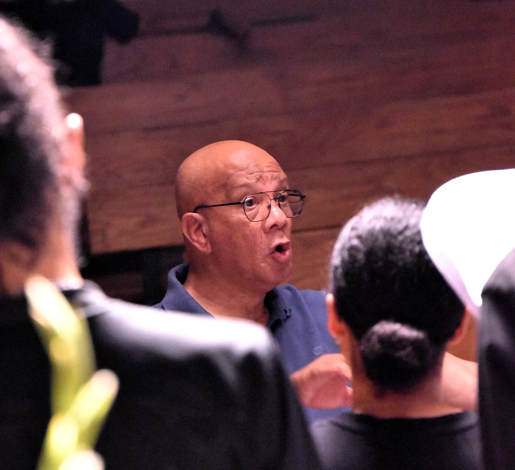St. Luke’s Chorale 2024 concert preparation photograph