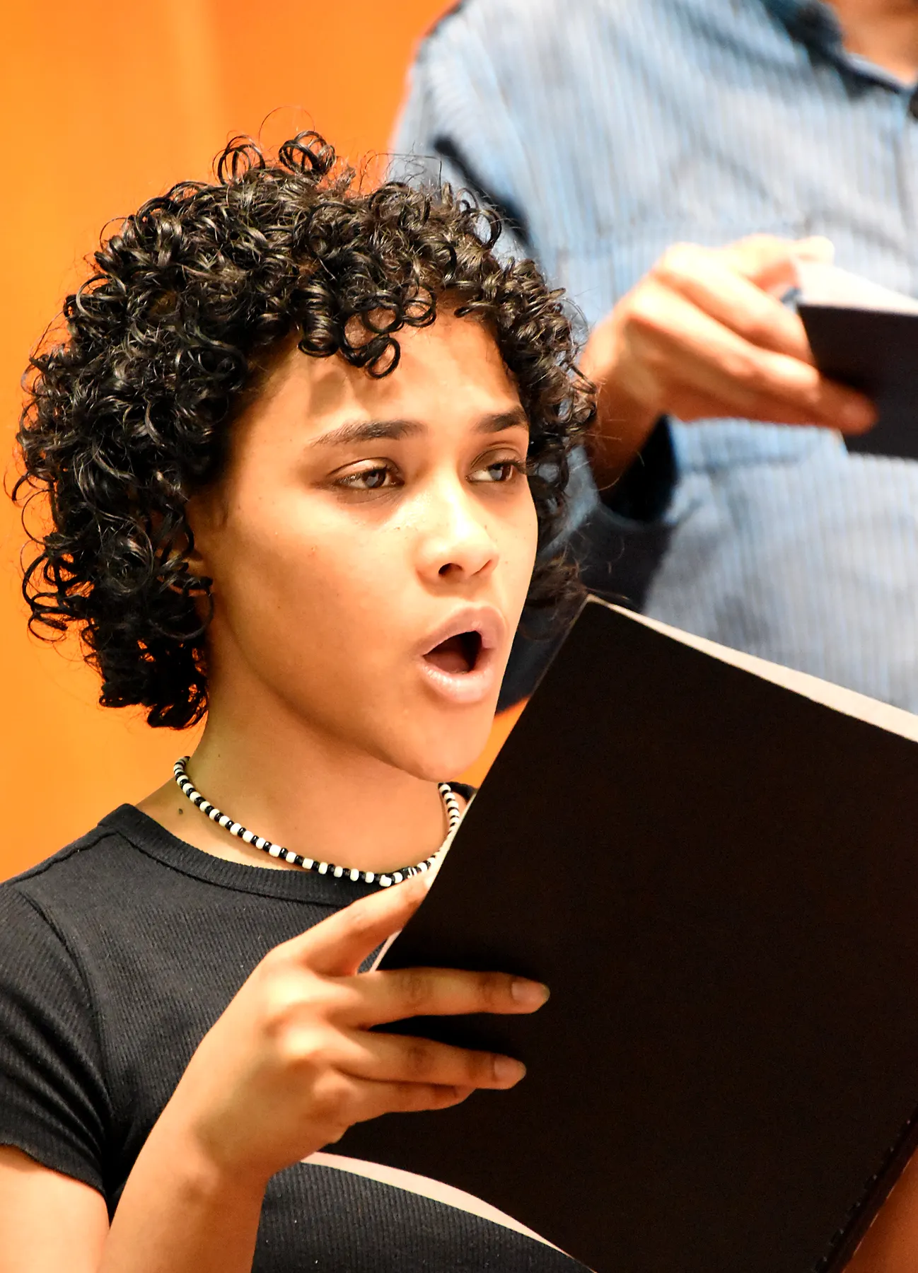 St. Luke’s Chorale 2024 concert preparation photograph
