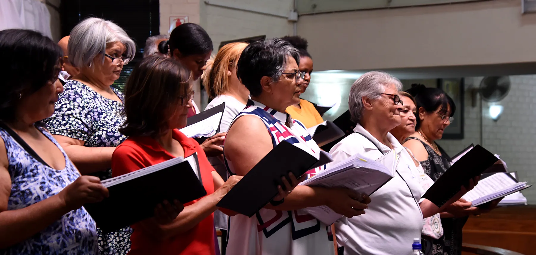 St. Luke’s Chorale 2024 concert preparation photograph