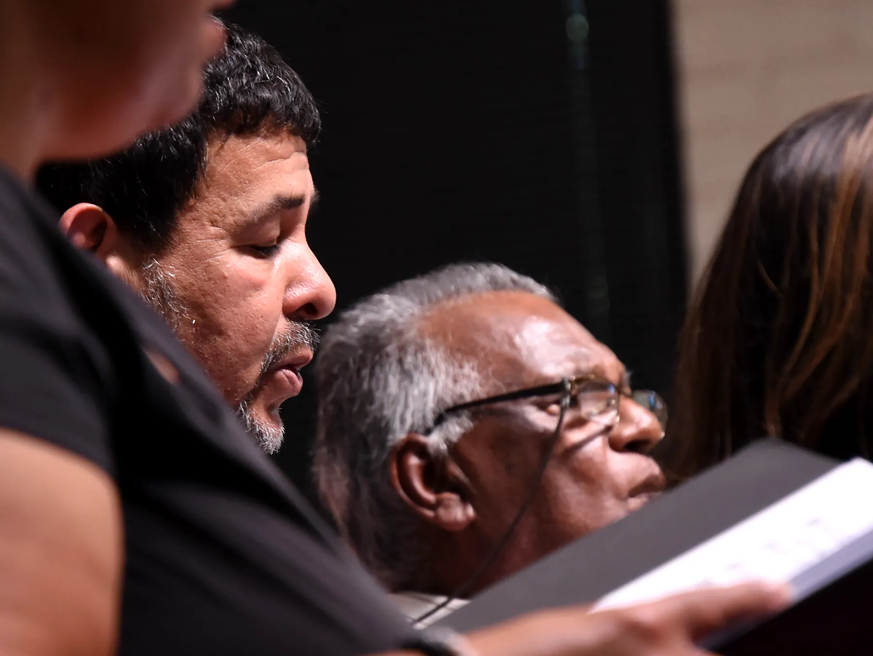 St. Luke’s Chorale 2024 concert preparation photograph