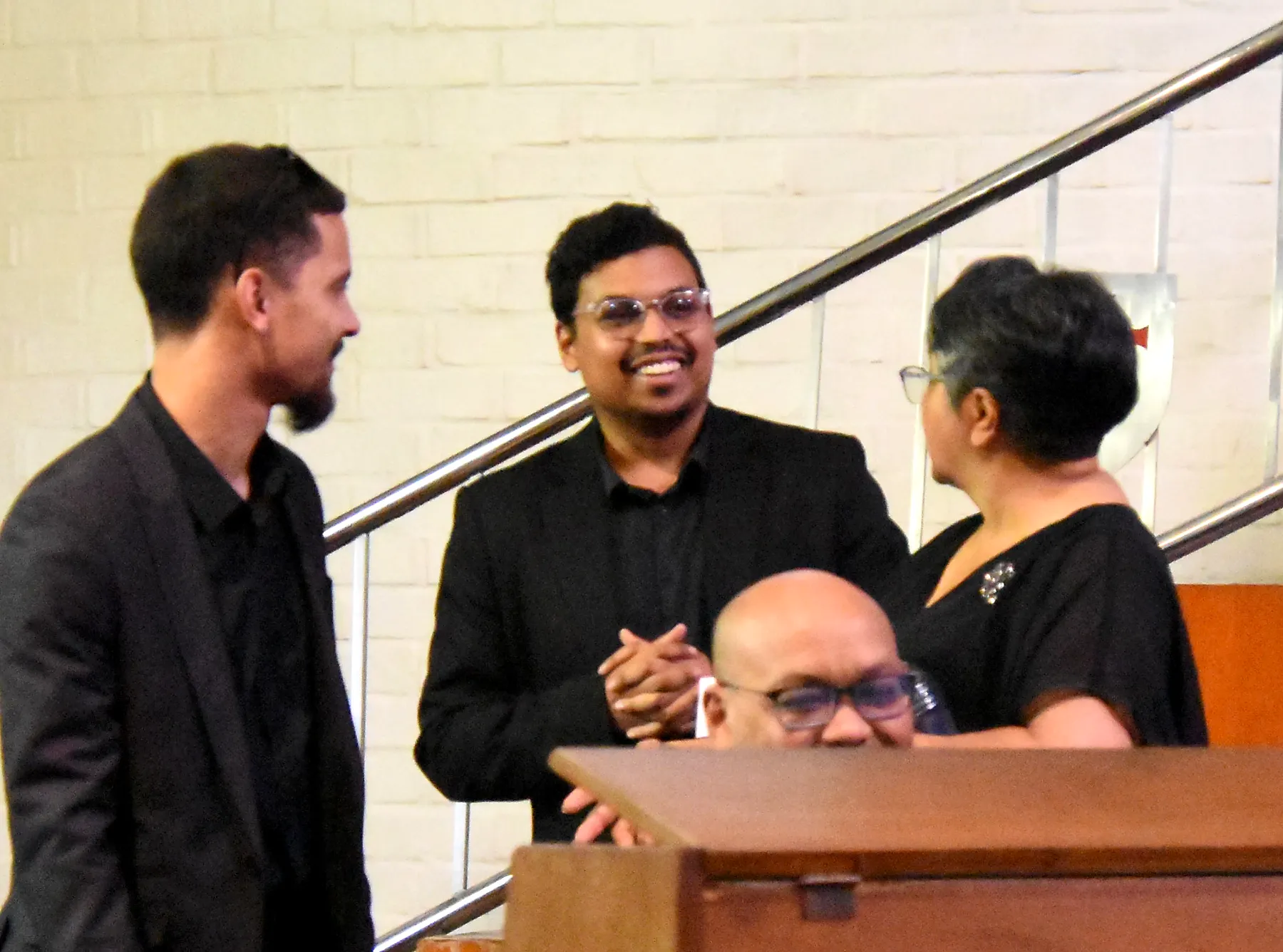 St. Luke’s Chorale 2024 concert preparation photograph