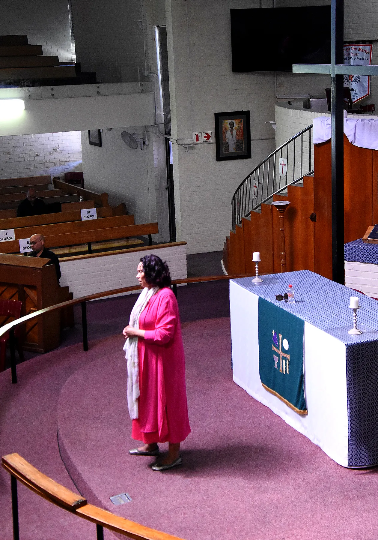 St. Luke’s Chorale 2024 concert preparation photograph