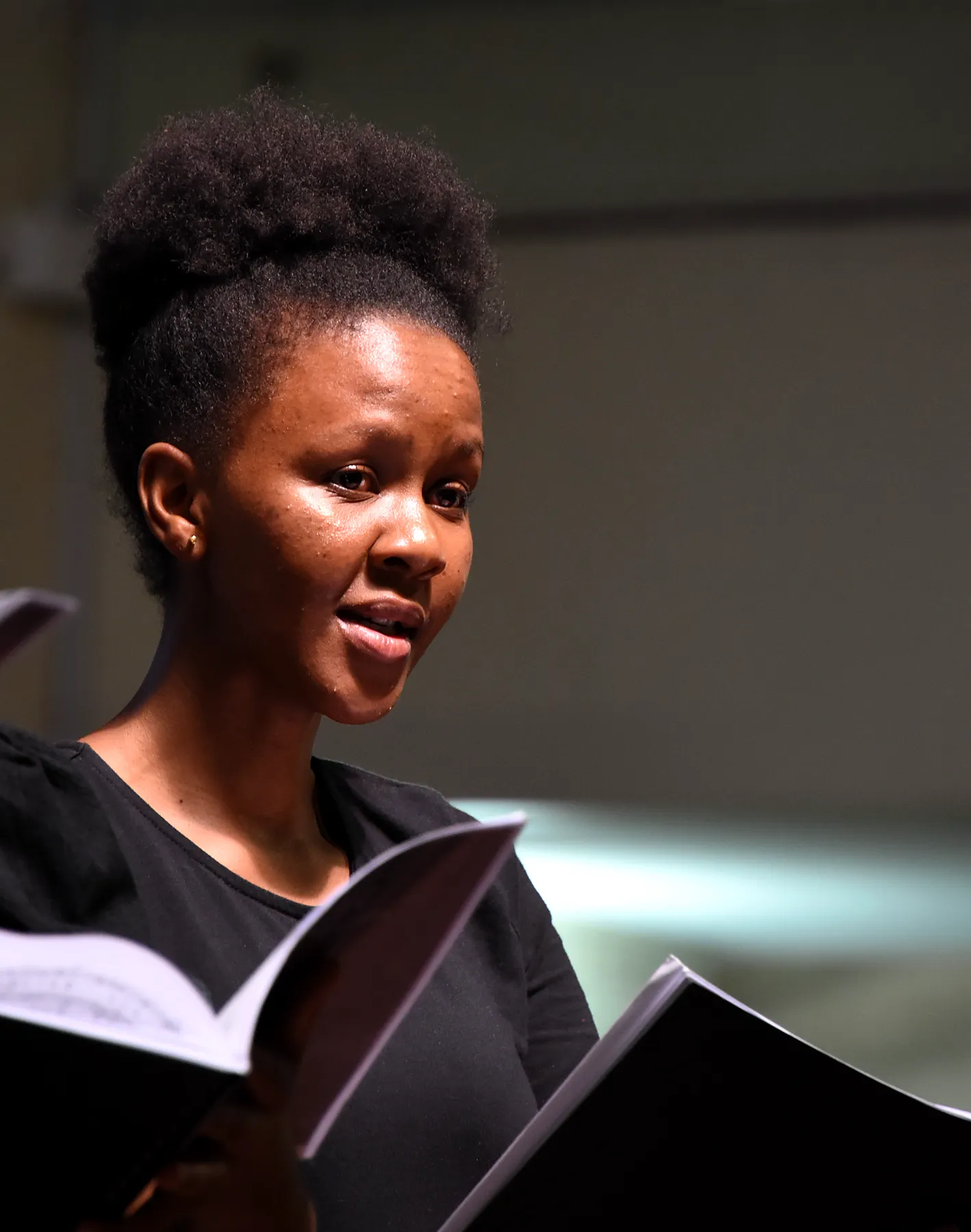 St. Luke’s Chorale 2024 concert preparation photograph