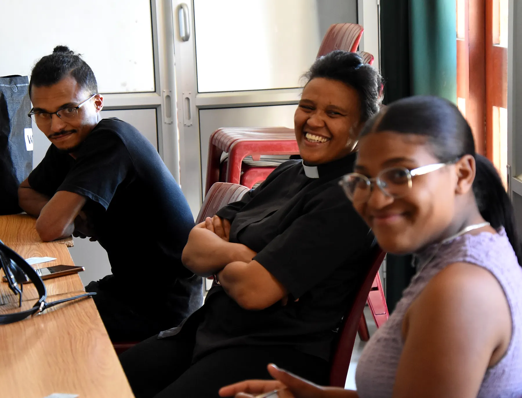 St. Luke’s Chorale 2024 concert preparation photograph