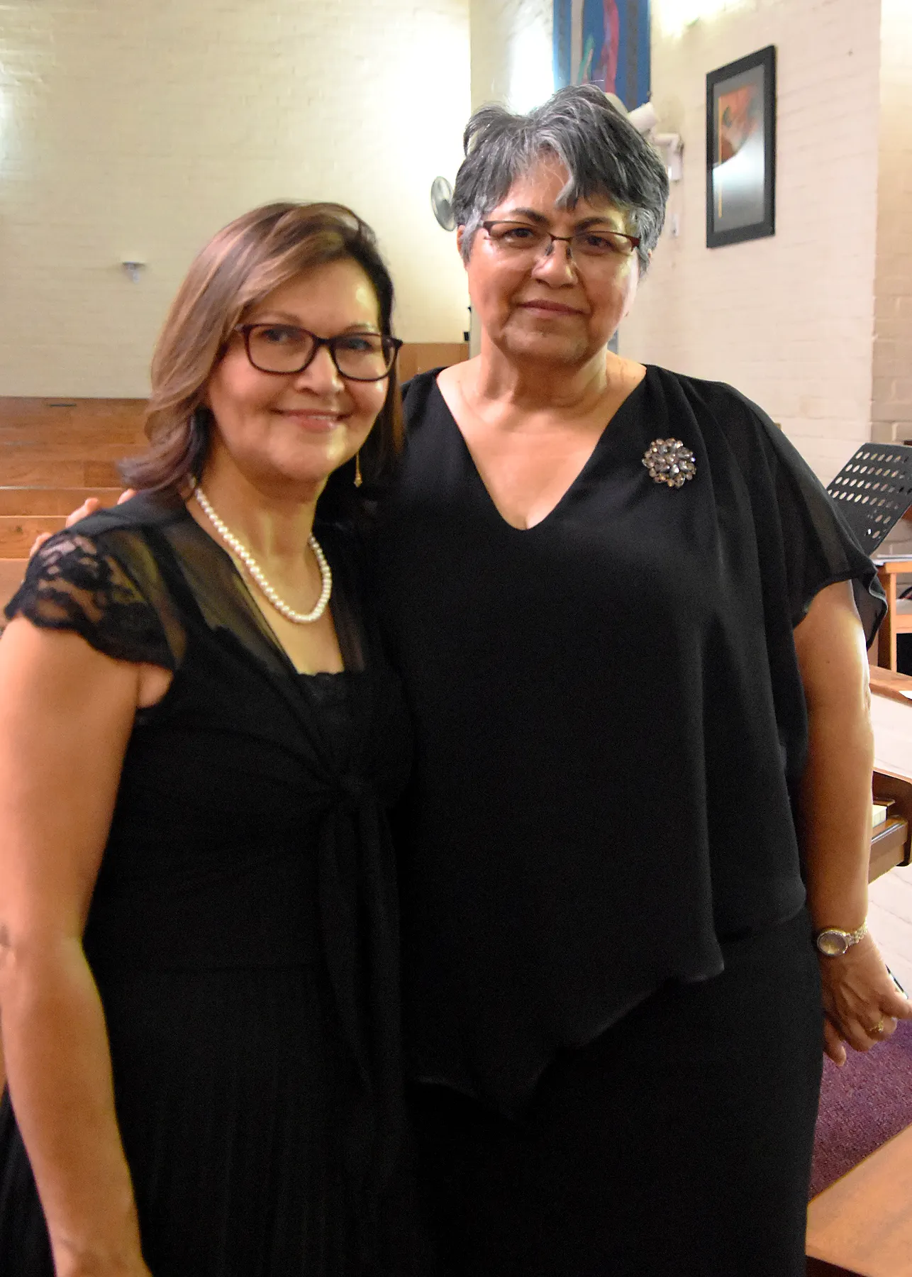 St. Luke’s Chorale 2024 concert preparation photograph