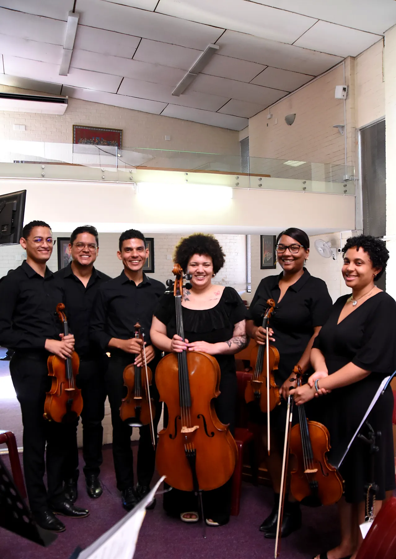 St. Luke’s Chorale 2024 concert preparation photograph