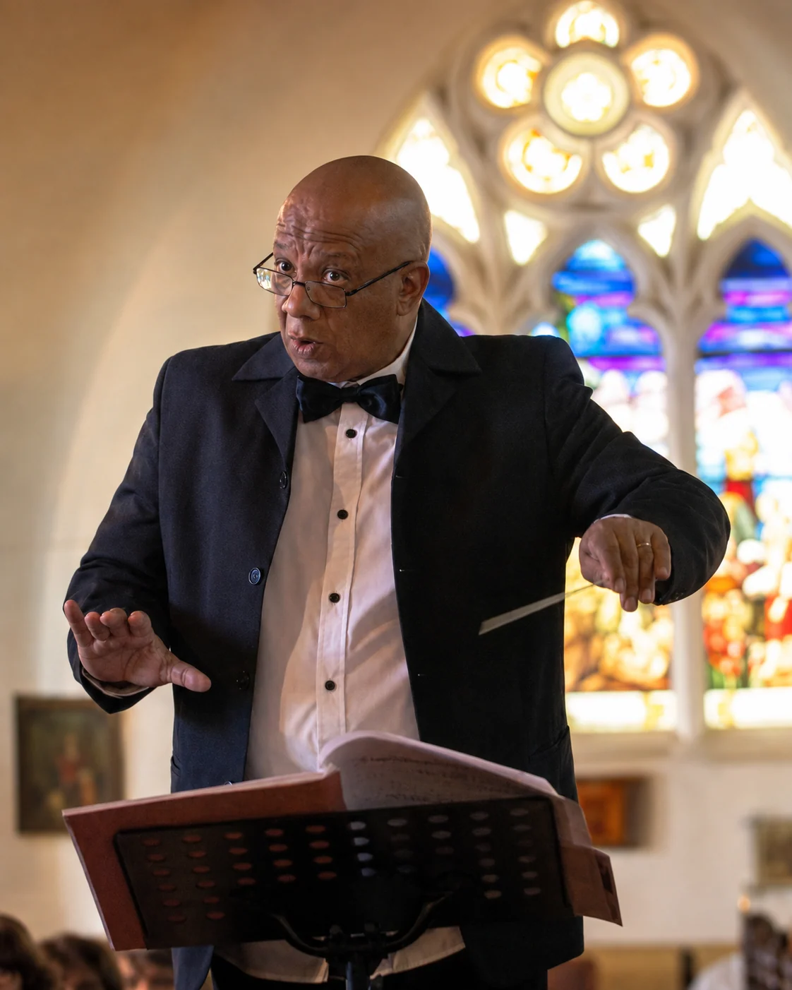 John Frans conducting at St. Luke’s Church